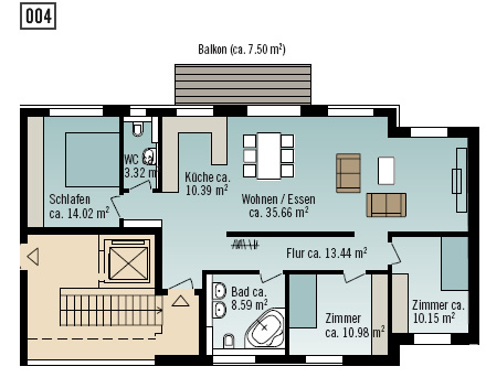 Grundriss Wohnung 004